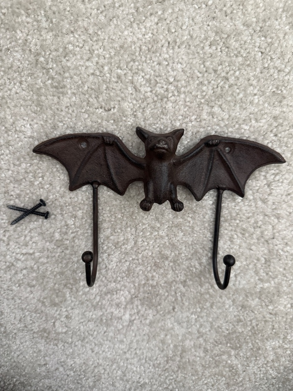 Iron Bat Wall Hook
